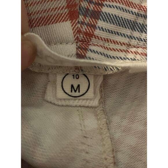 Rolla's Plaid Bootcut Pants •Women M/ 10• High Rise Pomegranate Casual Rollas - Picture 14 of 16